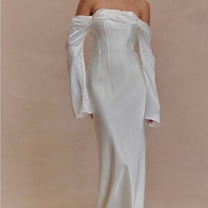 Meshki Strapless Giselle White Gown